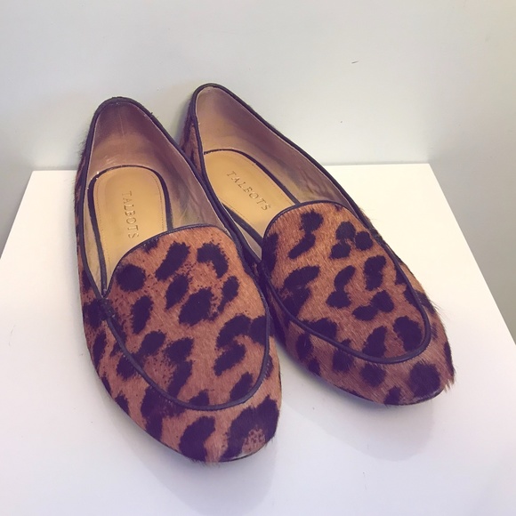 Talbots Shoes - Talbots leopard calf hair ‘Ryan’ loafers shoes